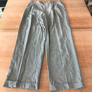 Neiman Marcus Zanella 100% Wool Dress Pants Men 35x31 Gray High Rise Italy 18627